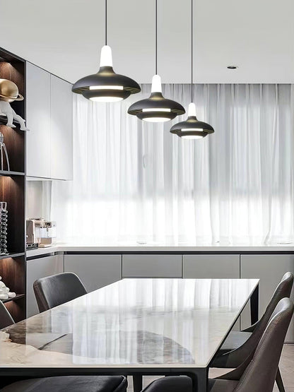 Elliptical Glass Fiji Pendant Light