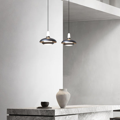 Elliptical Glass Fiji Pendant Light
