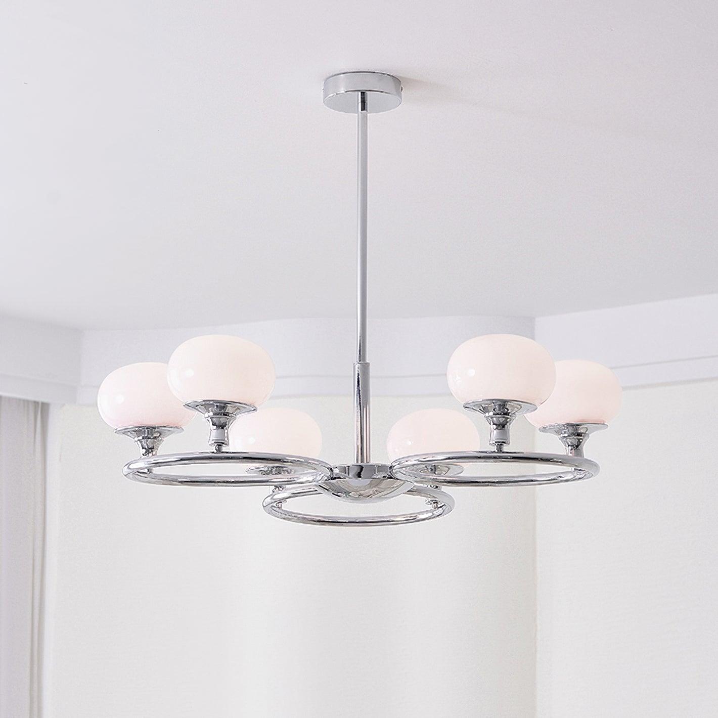 Chrome Finish Ingersoll Round Chandelier