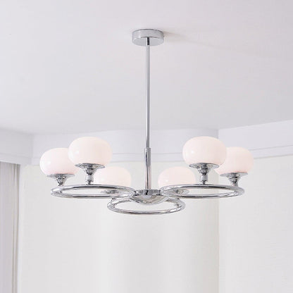 Chrome Finish Ingersoll Round Chandelier