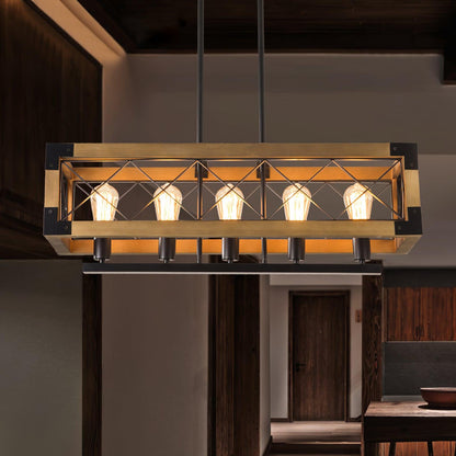 Rectangle Chandelier for Kitchen Island