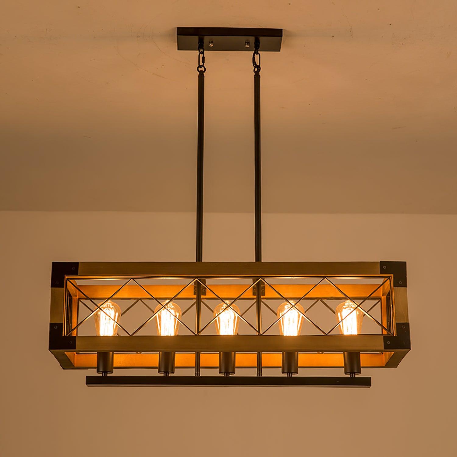 Rectangle Chandelier for Kitchen Island