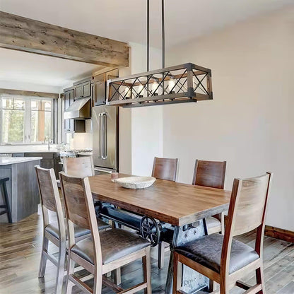 Rectangle Chandelier for Kitchen Island
