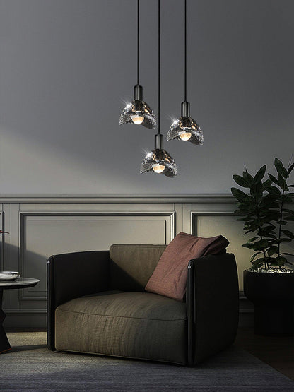 Latham Copper and Glass Pendant Lamp