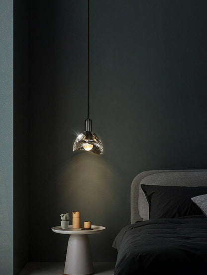 Latham Copper and Glass Pendant Lamp