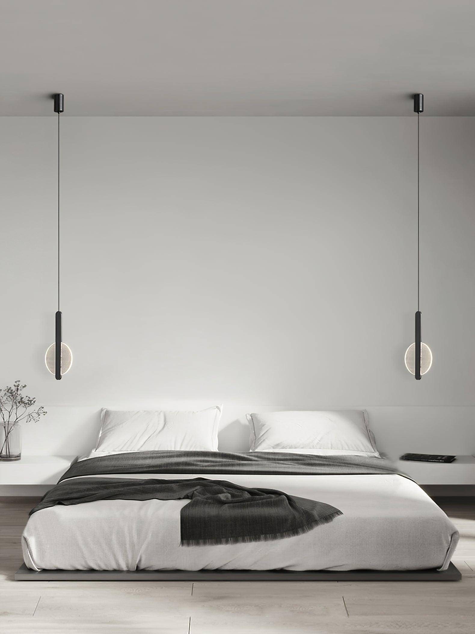 Modern Loomis Pendant Lamp with Brass & Black Finishes