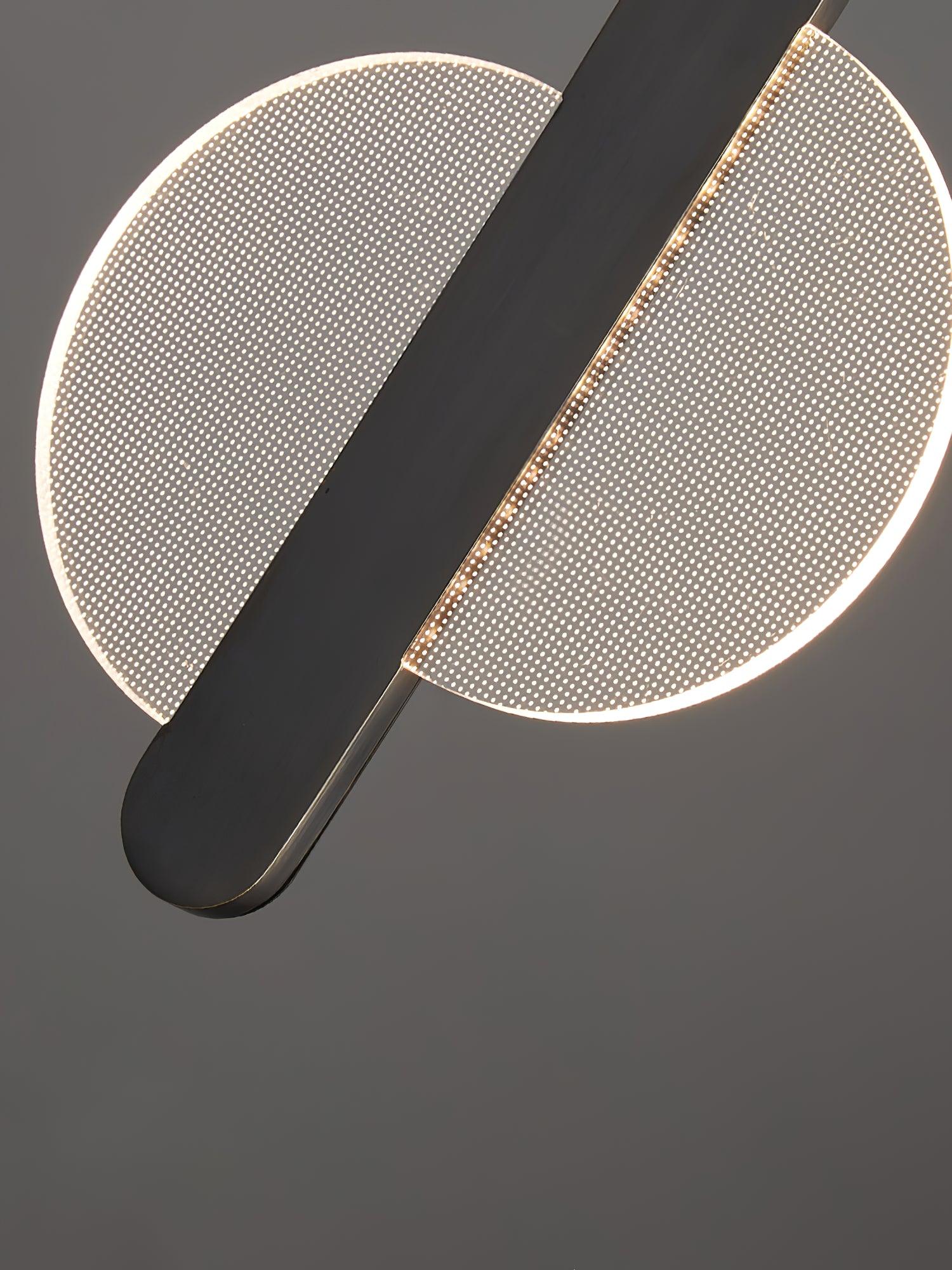 Modern Loomis Pendant Lamp with Brass & Black Finishes