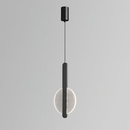 Modern Loomis Pendant Lamp with Brass & Black Finishes