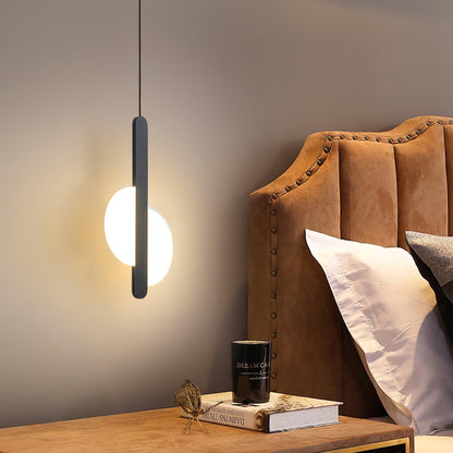 Modern Loomis Pendant Lamp with Brass & Black Finishes