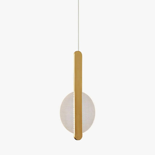 Modern Loomis Pendant Lamp with Brass & Black Finishes