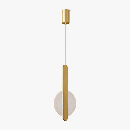 Modern Loomis Pendant Lamp with Brass & Black Finishes