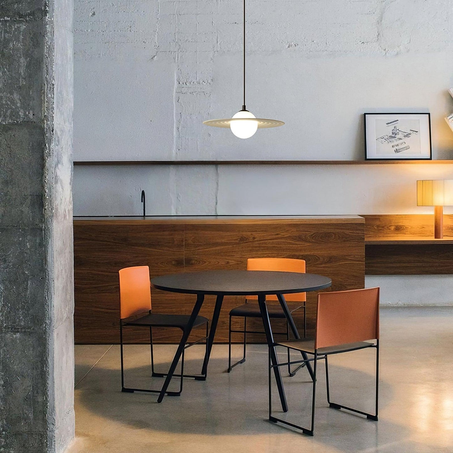 Miller Record Style Pendant Lamp