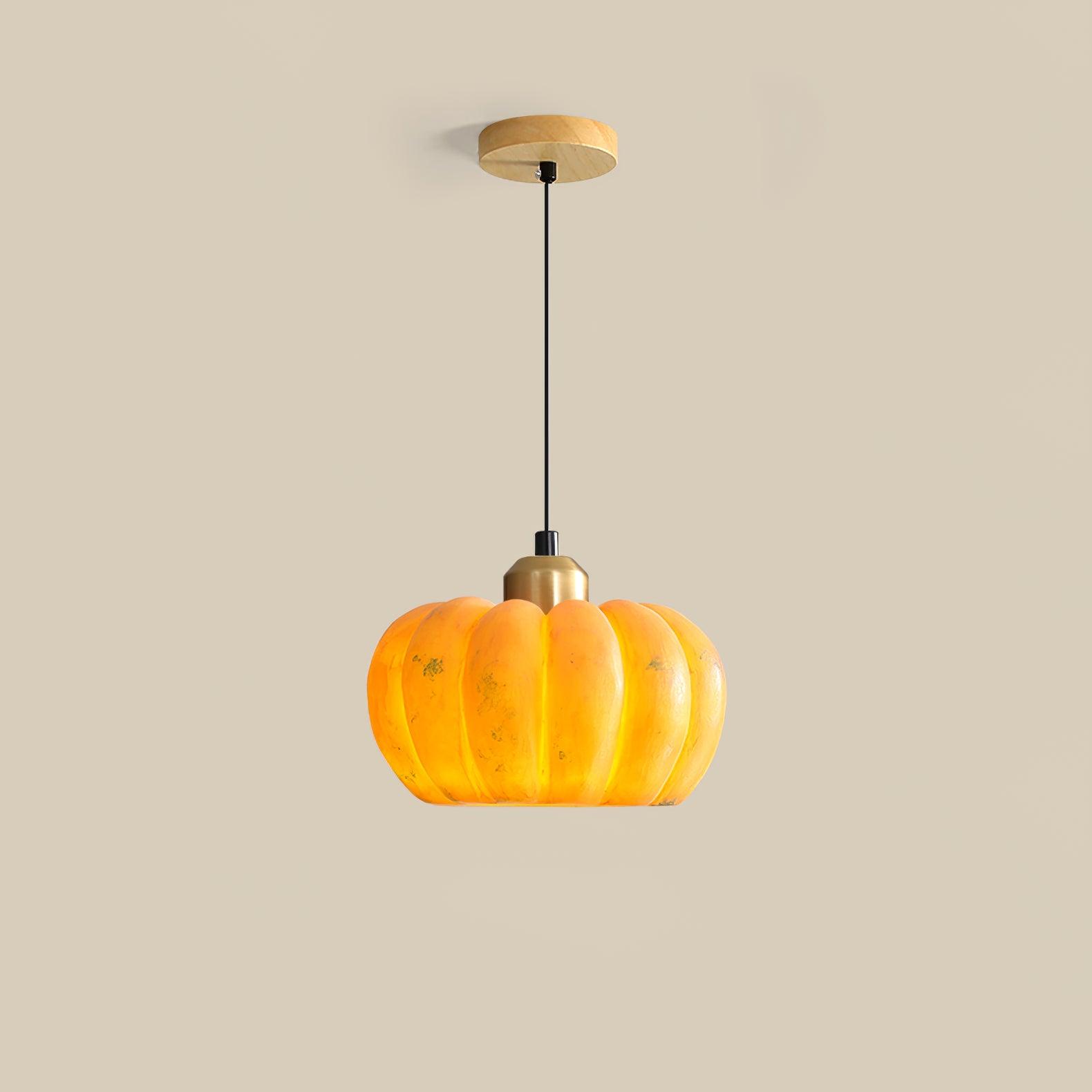 Eco-friendly Pumpkin Pendant Light