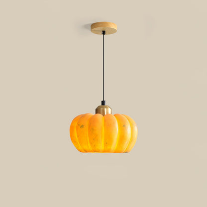 Eco-friendly Pumpkin Pendant Light