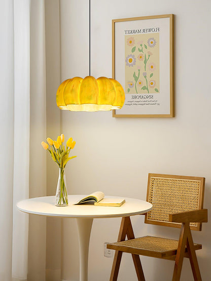 Eco-friendly Pumpkin Pendant Light