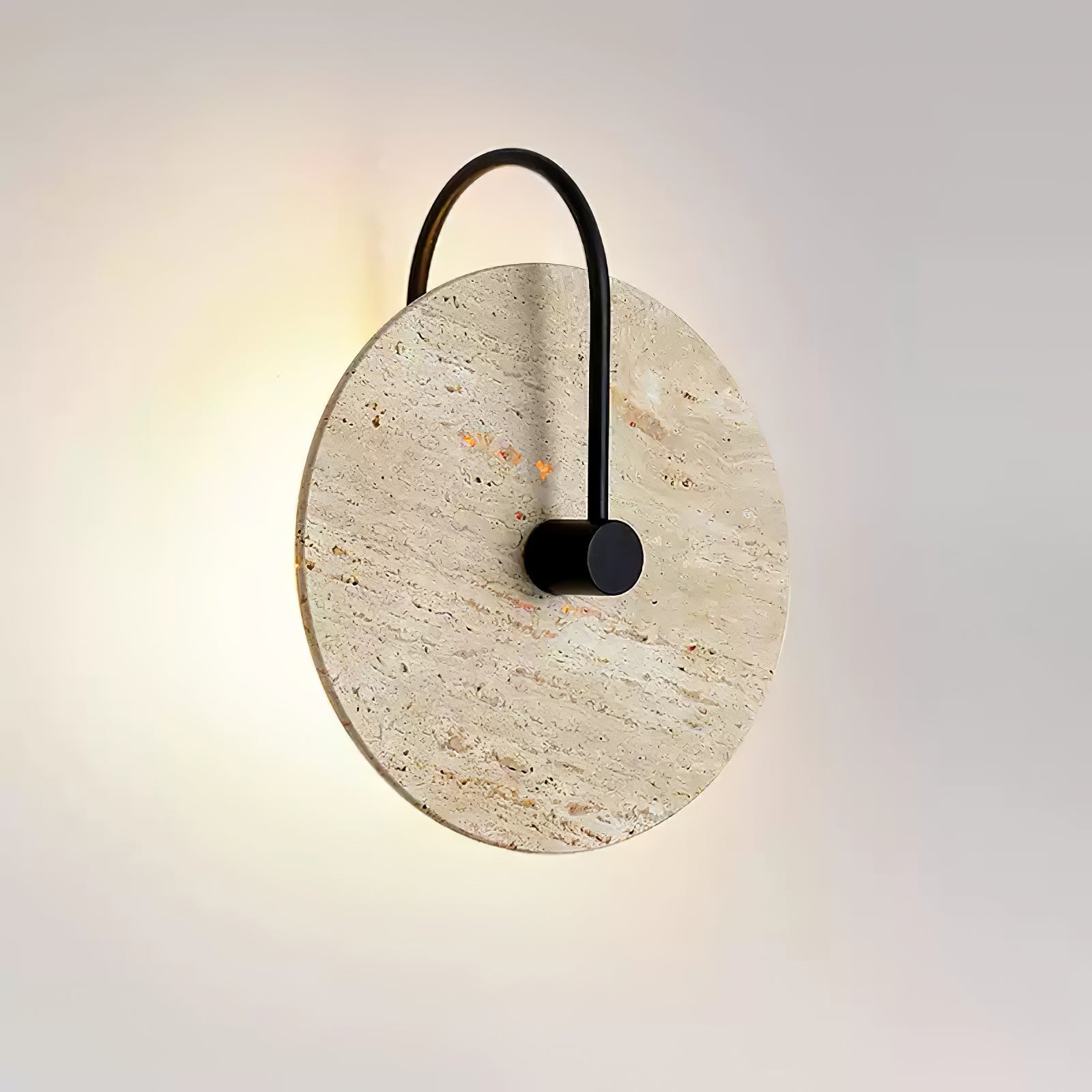 Resin Ribbed Wall Lamp for Modern Spaces