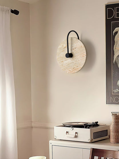 Resin Ribbed Wall Lamp for Modern Spaces