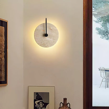 Resin Ribbed Wall Lamp for Modern Spaces