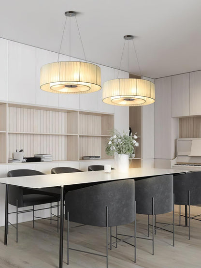 Ruffle Pleated Pendant Lamp, Modern Decor