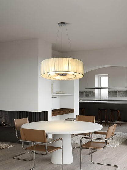 Ruffle Pleated Pendant Lamp, Modern Decor