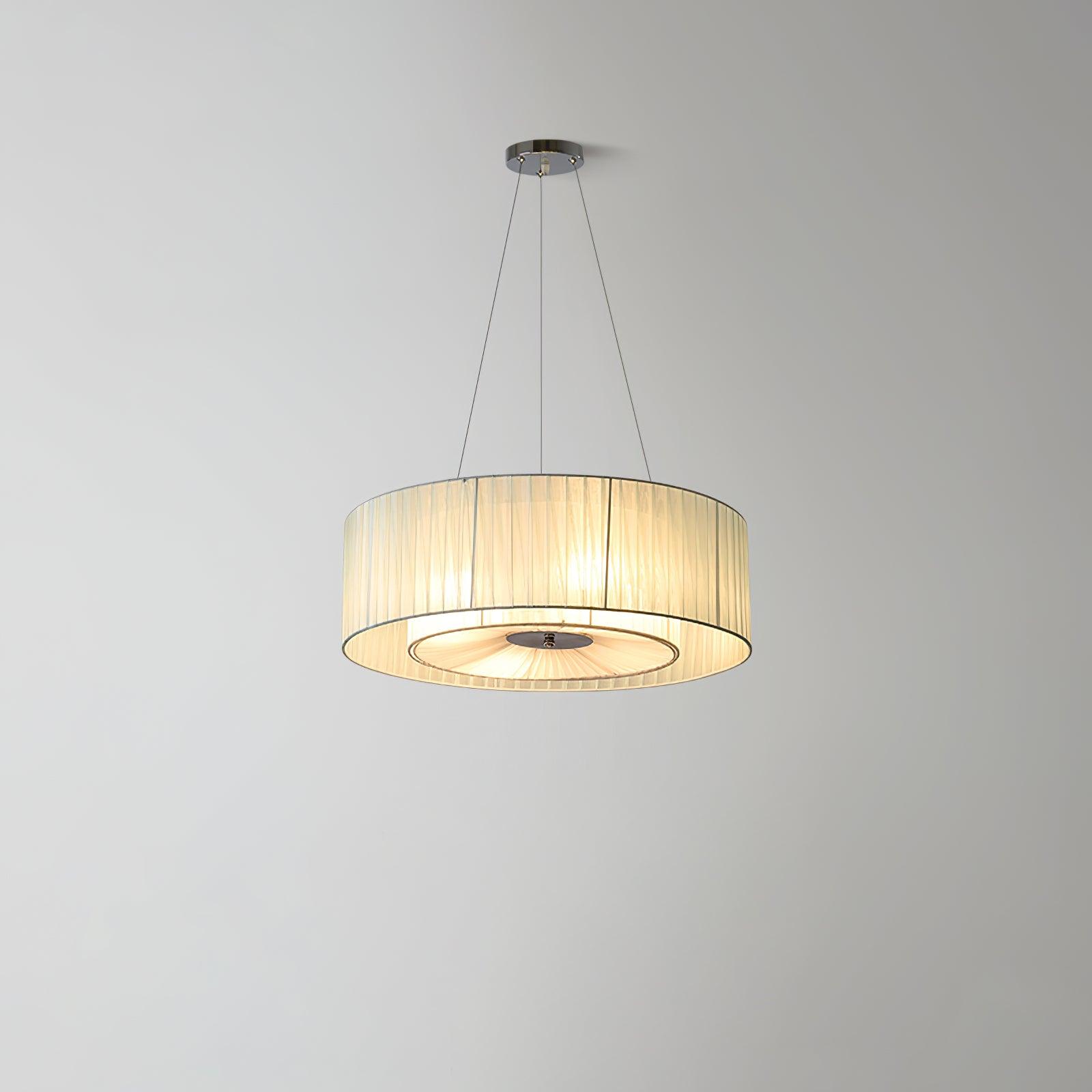 Ruffle Pleated Pendant Lamp, Modern Decor