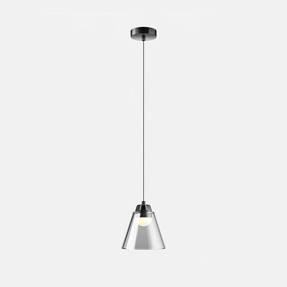 Clear Glass Pendant Lamp with Integrated LED
