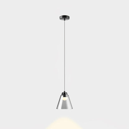 Clear Glass Pendant Lamp with Integrated LED