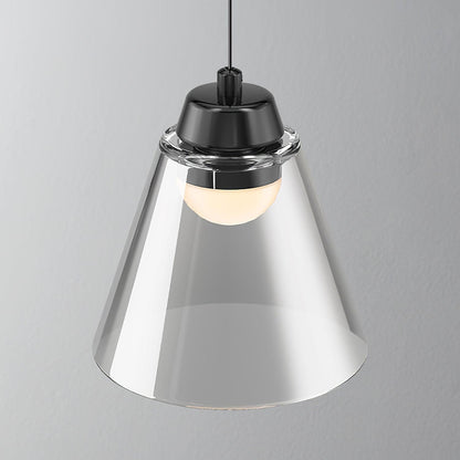 Clear Glass Pendant Lamp with Integrated LED