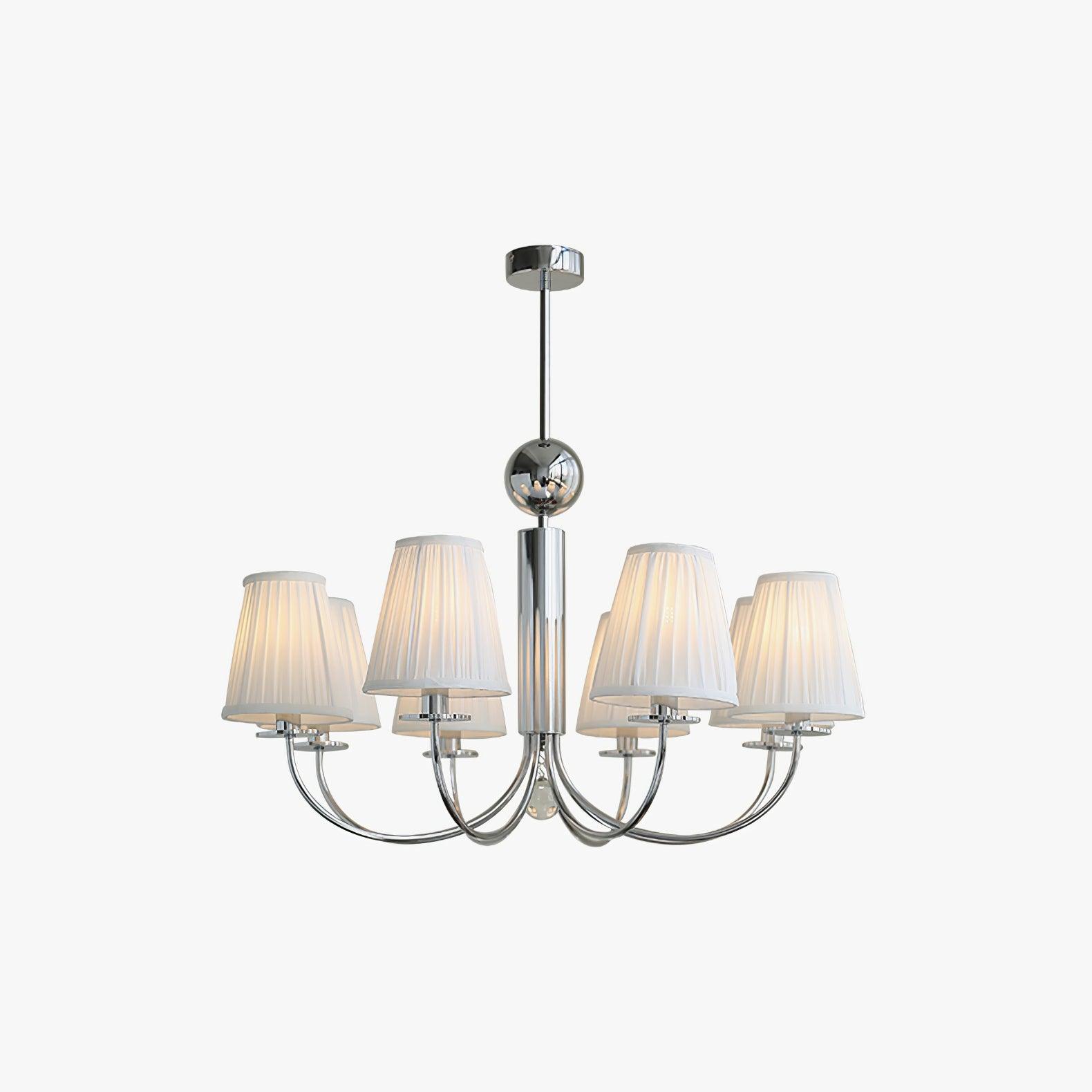 Simplicity Chrome Chandelier, 6 Heads