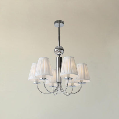 Simplicity Chrome Chandelier, 6 Heads