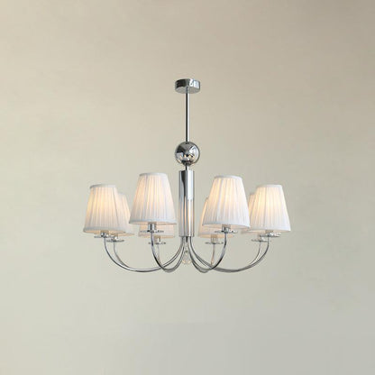 Simplicity Chrome Chandelier, 6 Heads