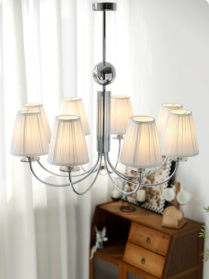 Simplicity Chrome Chandelier, 6 Heads