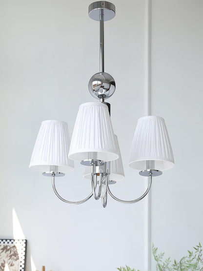 Simplicity Chrome Chandelier, 6 Heads