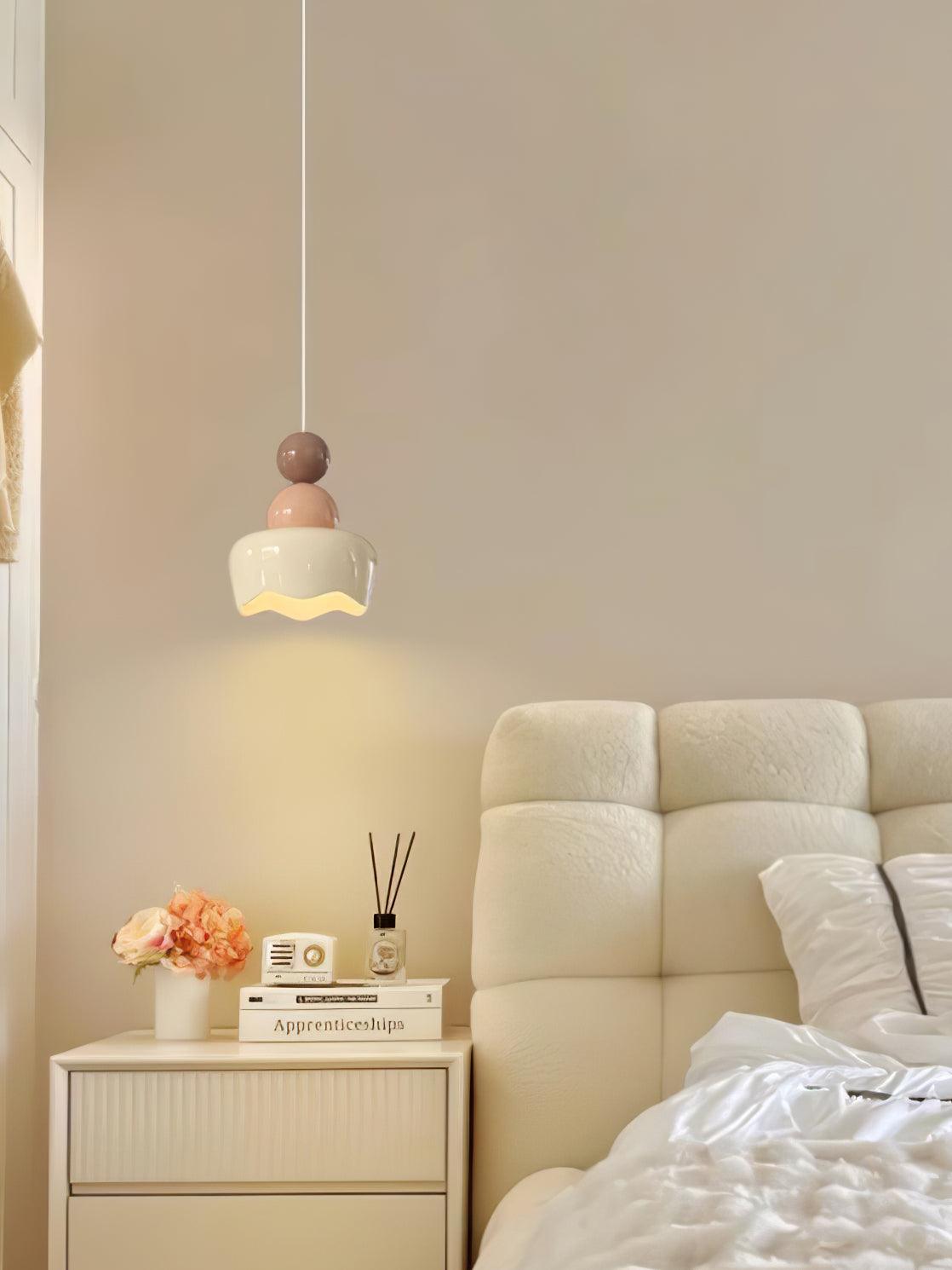 Amber Stone Crystal Brass Chandelier