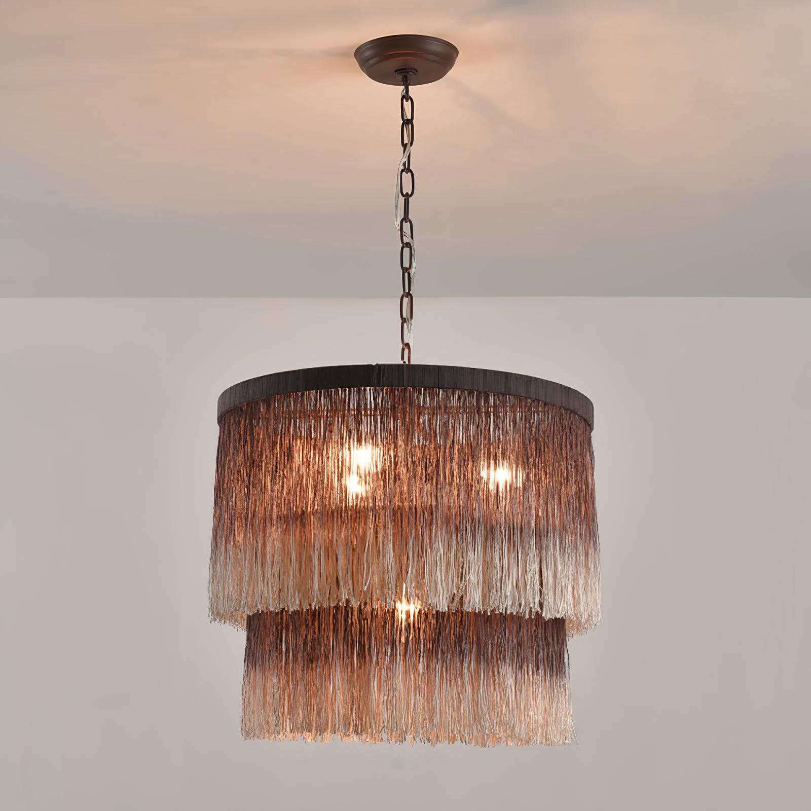 Tassel Style Round Chandelier