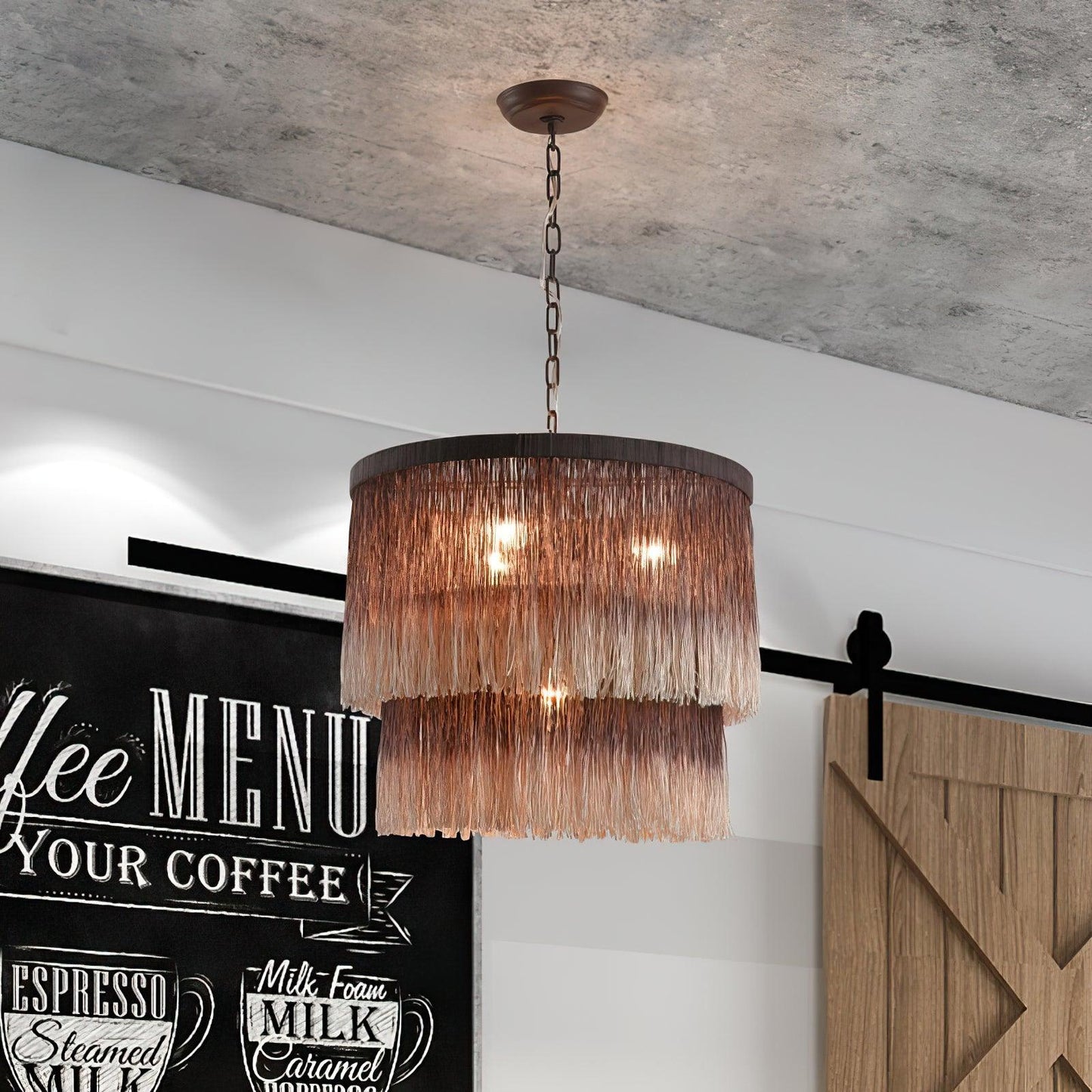 Tassel Style Round Chandelier
