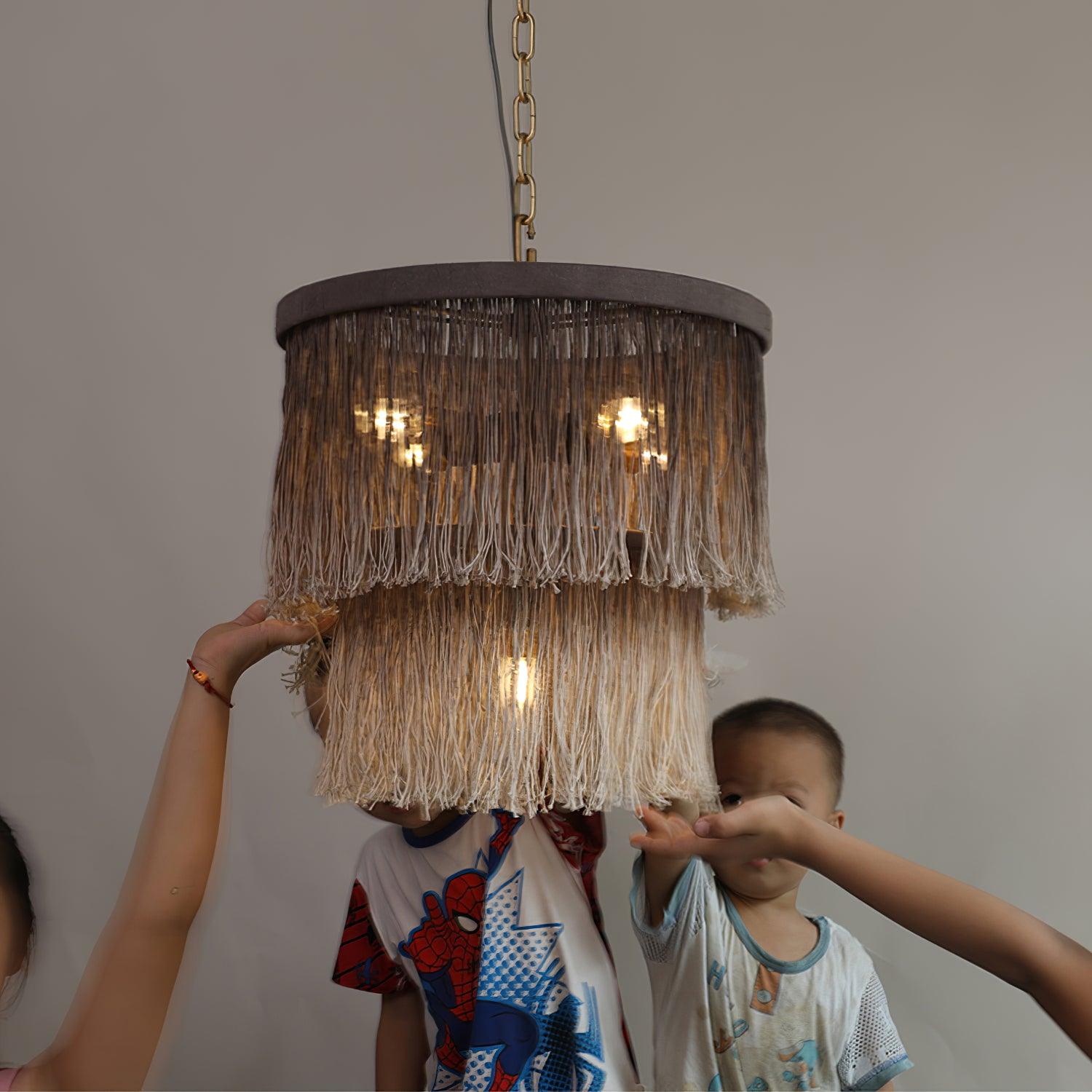 Tassel Style Round Chandelier