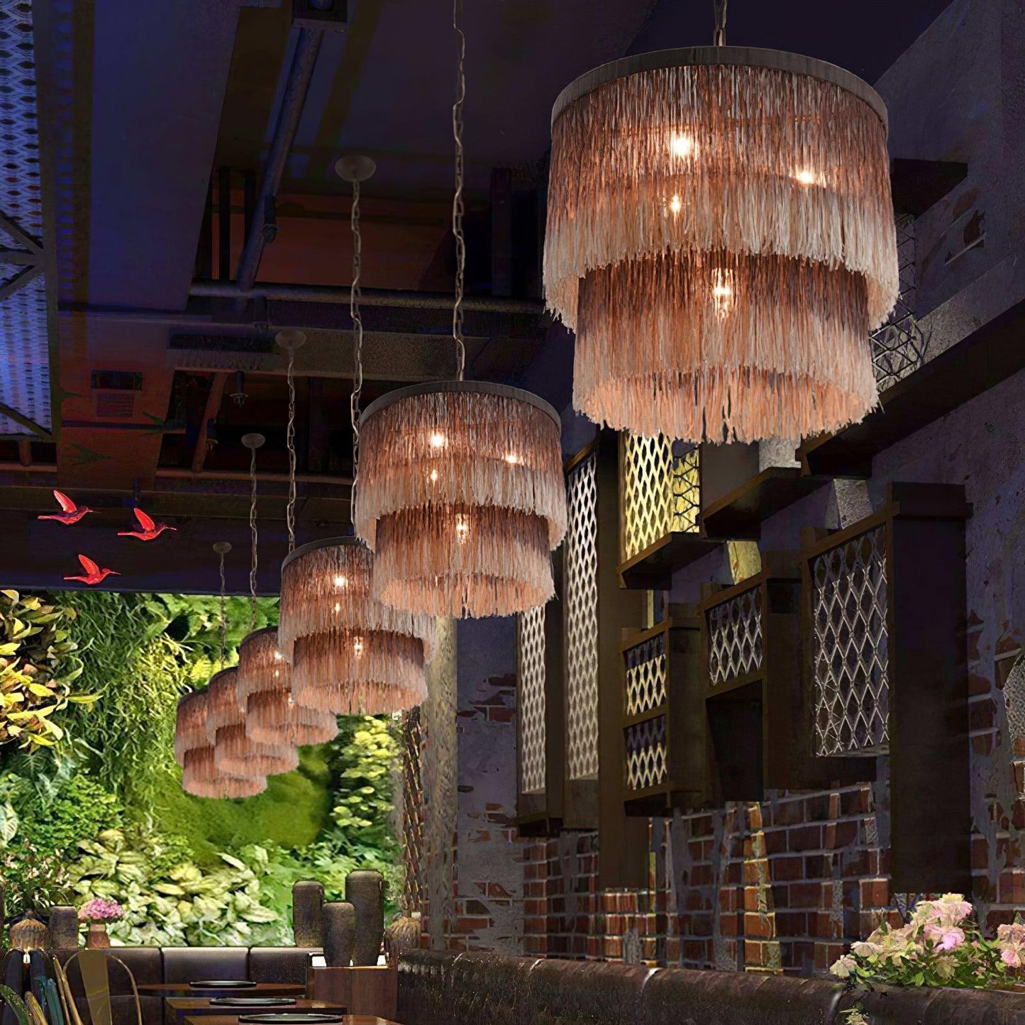 Tassel Style Round Chandelier