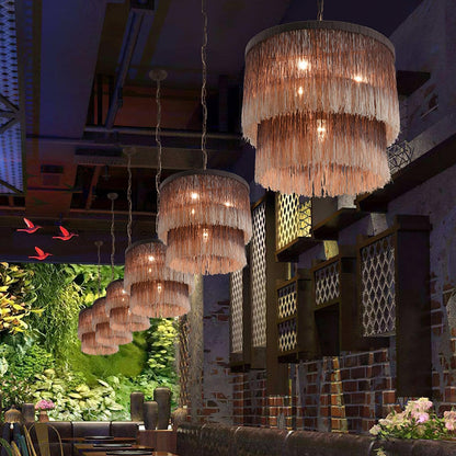 Tassel Style Round Chandelier