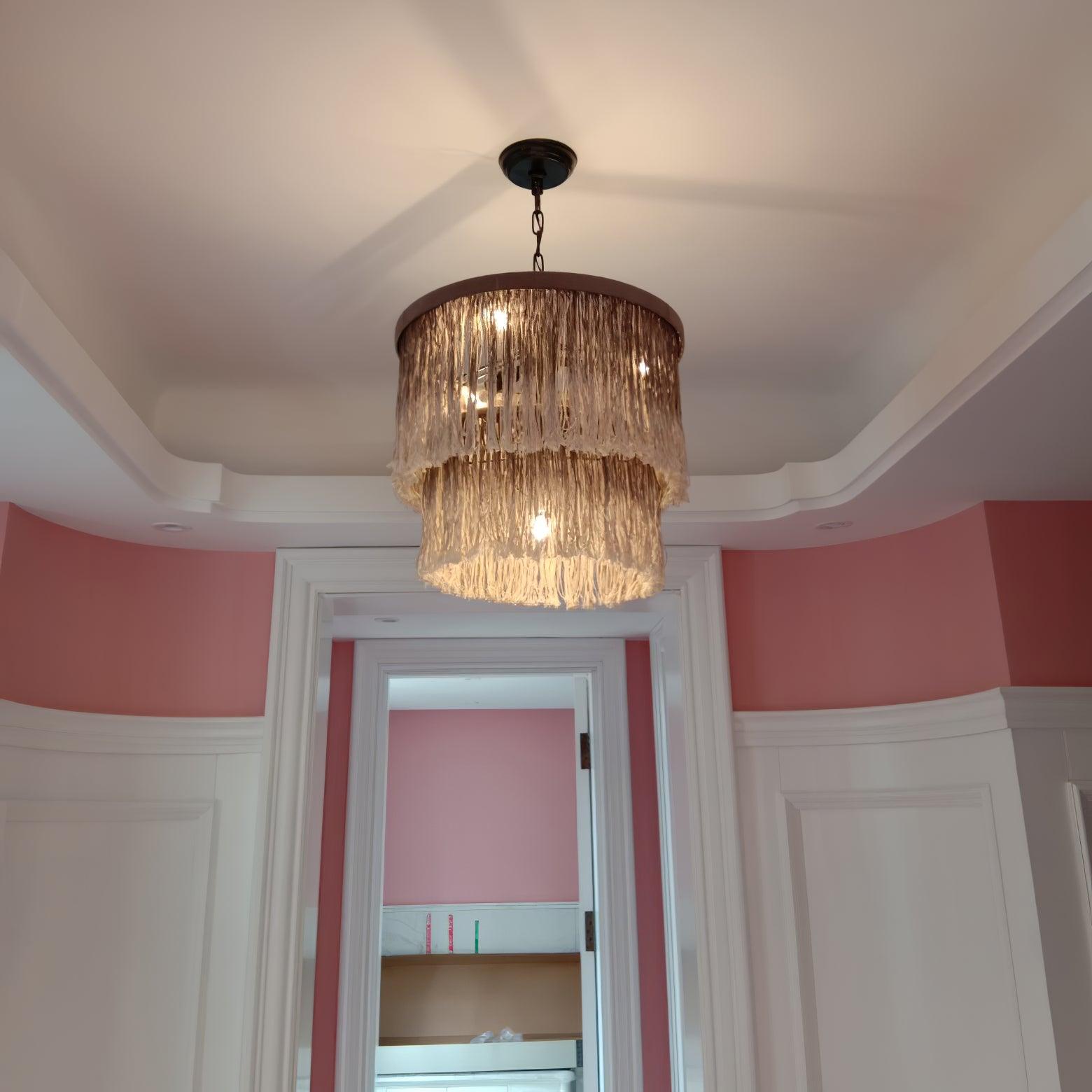 Tassel Style Round Chandelier